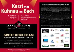 Kerst met Kuhnau en Bach door Zang Edam